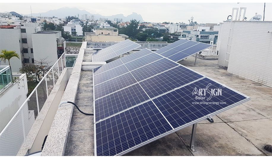 Solar rooftop mounting system