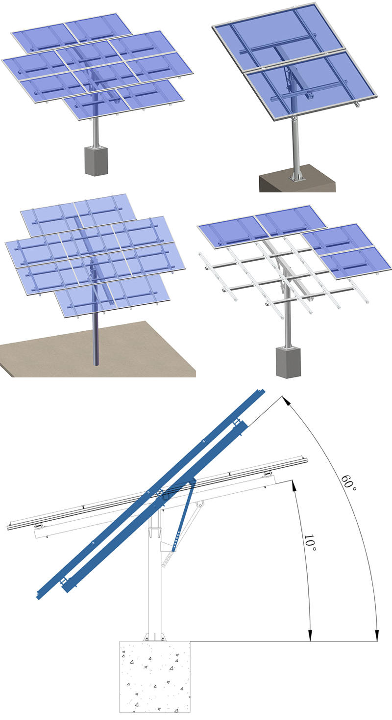 Solar Pole Mounting System