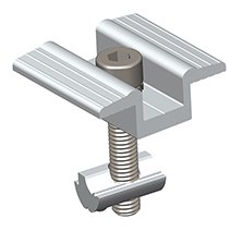 Mittelklemmen zur Montage von Aluminium-Solar-PV-Modulen für G-Schiene