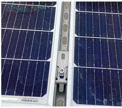 Solar-Mittelhalterung aus Stahl