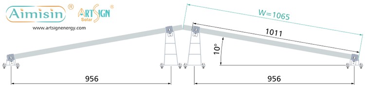 Montageschiene aus Aluminium