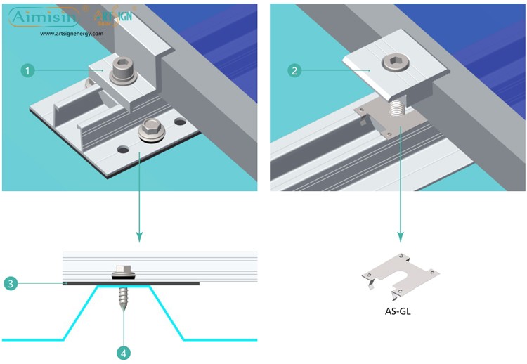 Befestigungsklemmen für Solarmodule