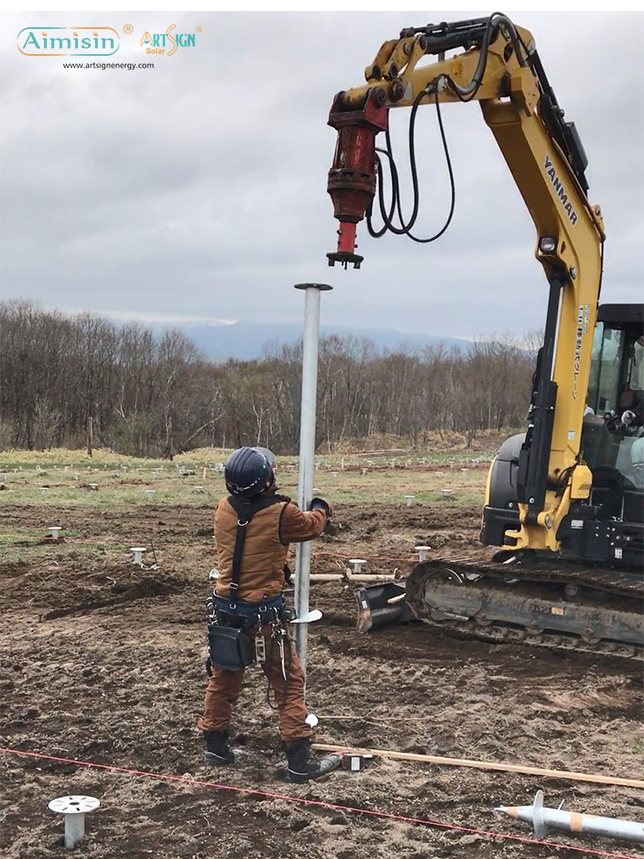 solar mounting system ground