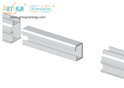 ART SIGN solar aluminium profile AS-CR-01