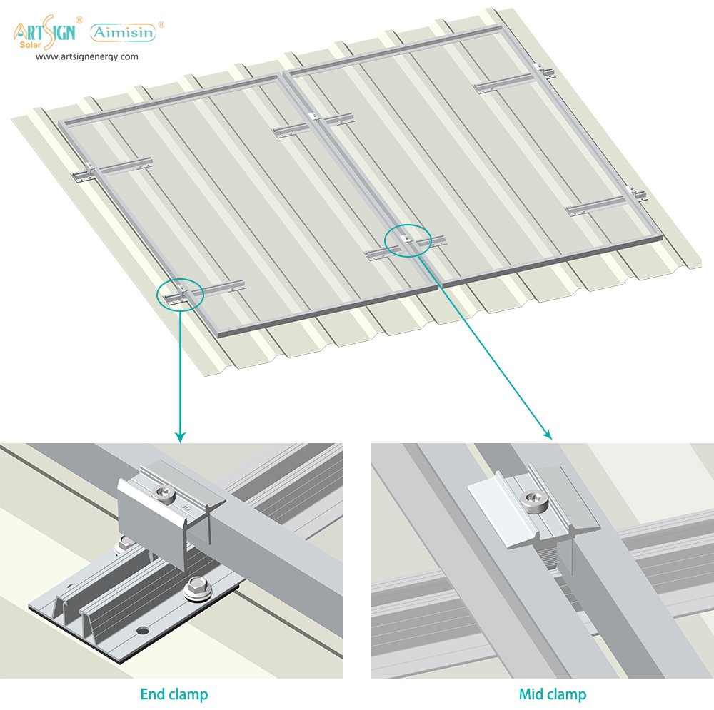 ART SIGN solar rail less mount SR-12#