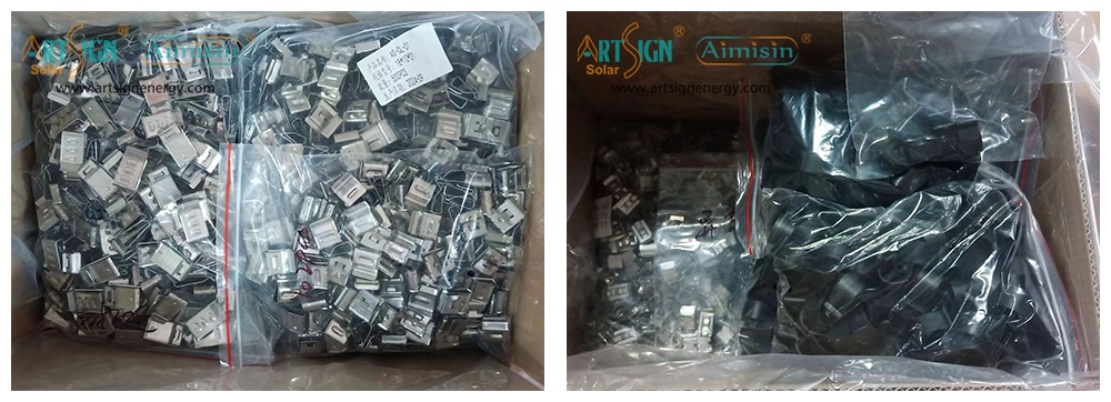 ART SIGN pv cable clip AS-CL-01 packages