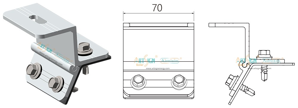 ART SIGN Solar panel roof mount AS-ARH-11