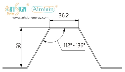 ART SIGN roof solar bracket AS-ARH-11
