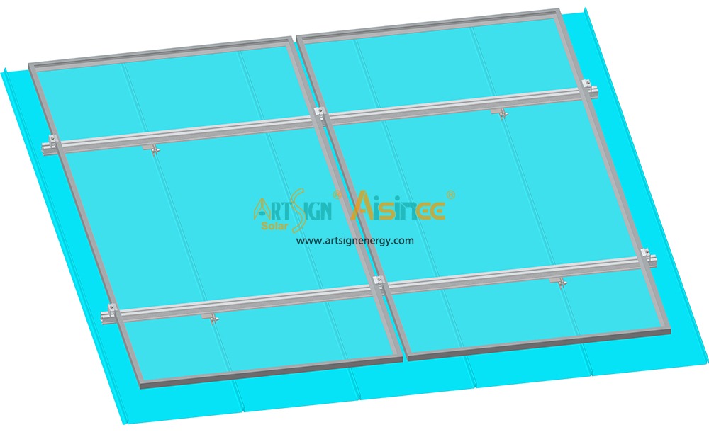 ART SIGN solar racking for standing seam roof AS-SRC-06