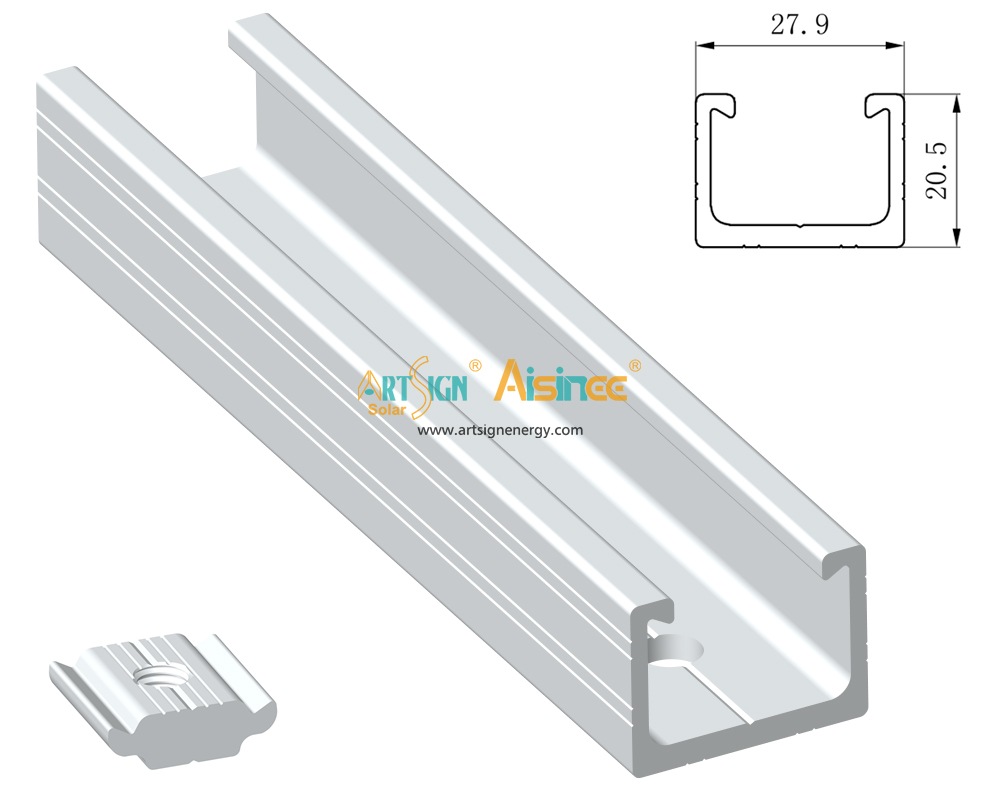 ART SIGIN aluminium rail solar AS-DR-07B