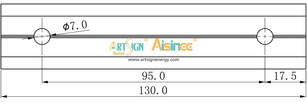 ART SIGIN aluminium rail solar AS-DR-07B