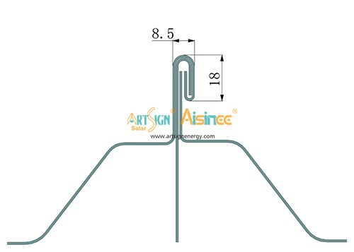 ART SIGN standing seam solar mounts AS-ARH-31