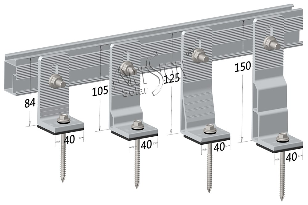 ART SIGN solar rack roof mount