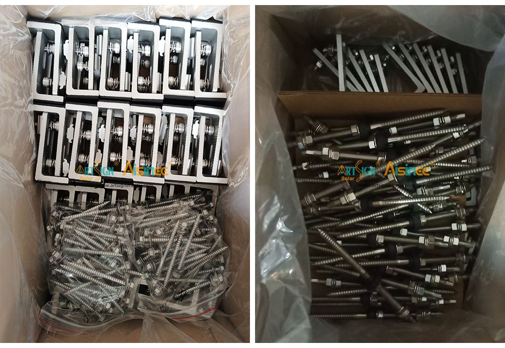 ART SIGN solar rack roof mount package