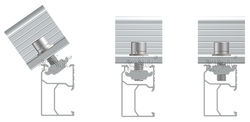solar panel roof mounting rails