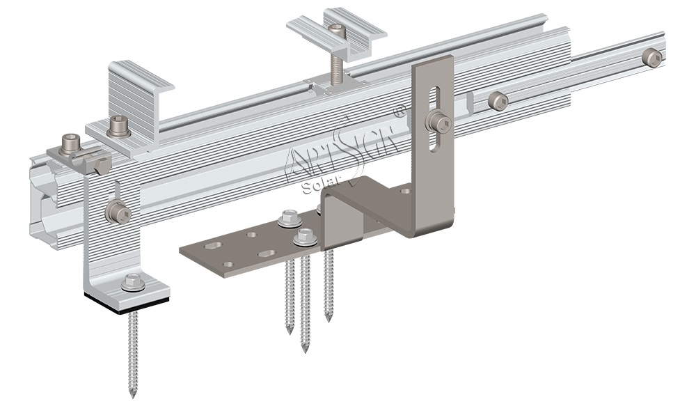 internal solar rail splice