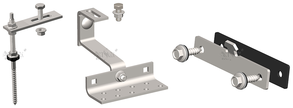 solar roof hooks
