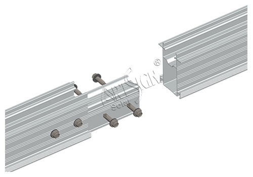 Solar panels railing Solar panels railing