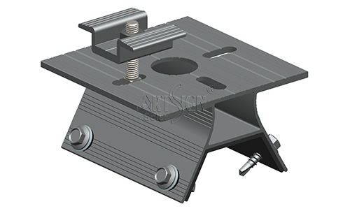 Non penetrating solar roof mount