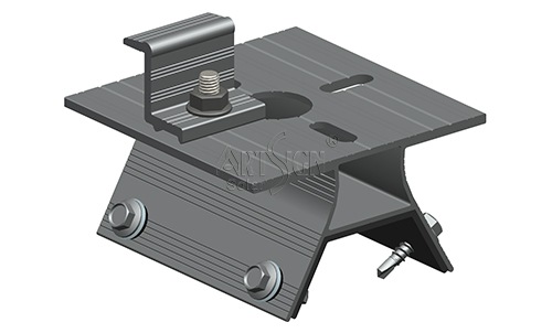 Non penetrating solar roof mount