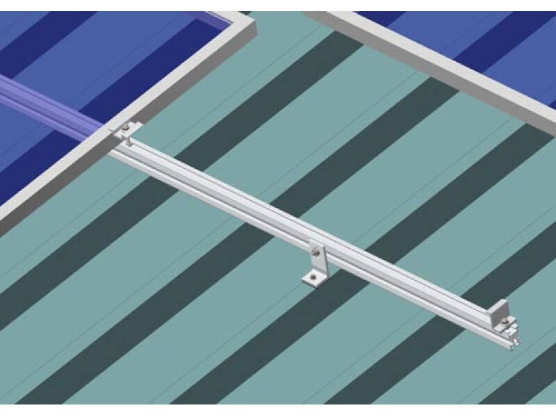 Solar-panel-Montage-system für das geneigte Dach aus Metall 