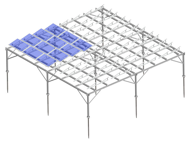 Stahl-landwirtschaftliche Bauernhof-solar-Montage-system, - C Typ Kohlenstoff-Stahl 