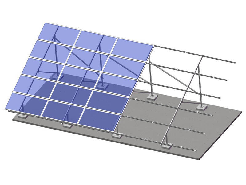 C-Typ Stahl-Boden-solar-panel-Montage-Strukturen für pv-Anlagen 