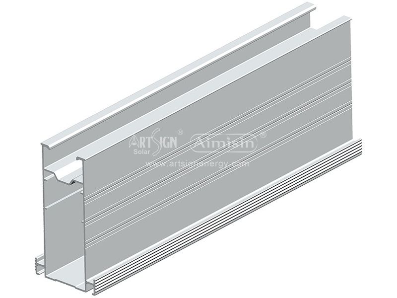 Solar-PV-Panel-Montagesystem Aluminiumschienenlieferant AS-TR93 