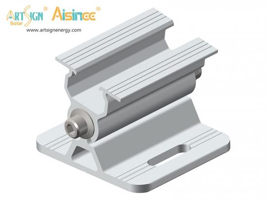 flat roof solar panels mount