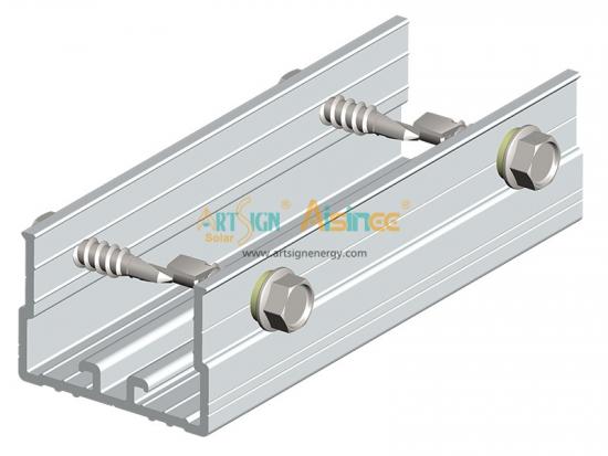 solar rail splice