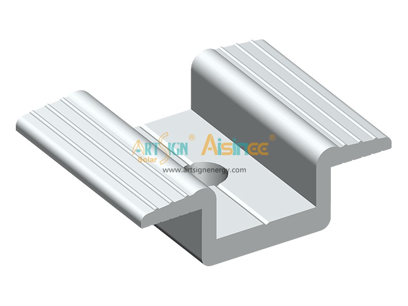 Mittelklemme aus Aluminium für Solaranlagen zur Befestigung von Halterungen mit CE-Zertifizierung | ART SIGN