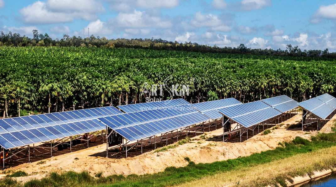 Solarpanel Aluminium-Boden-Montagesystem mit Australien Sure-Footing Foundation. 