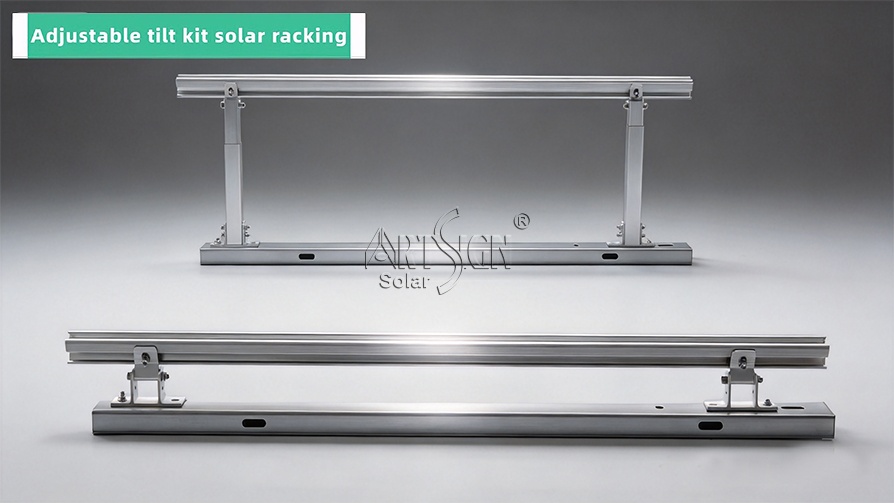 Verstellbares Aluminium-Neigungskit für Solarmontagesysteme |Art Sign