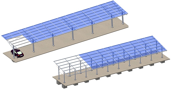 Über Solar-Carport-Montagesysteme