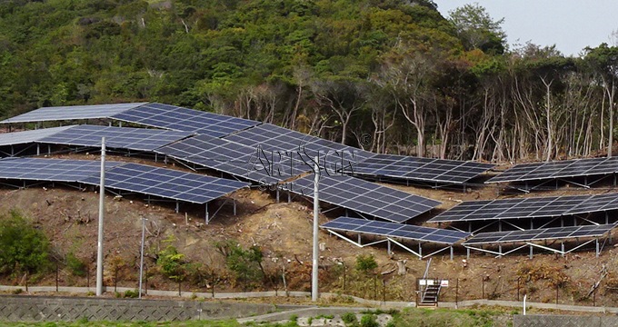 12-MW-ZAM-beschichtete Stahl-PV-Bodenmontage in Japan
